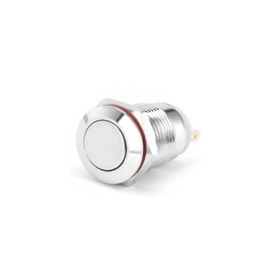 12 mm metalinis mygtuko jungiklis